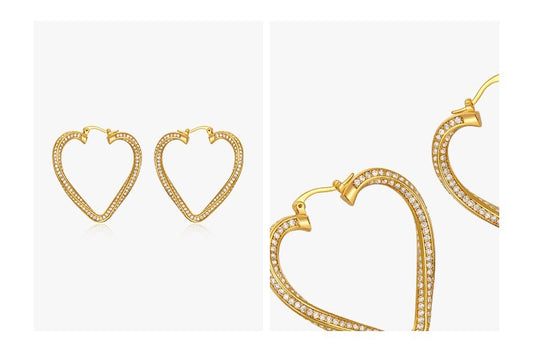 SHAPE OF MY HEART HOOPS