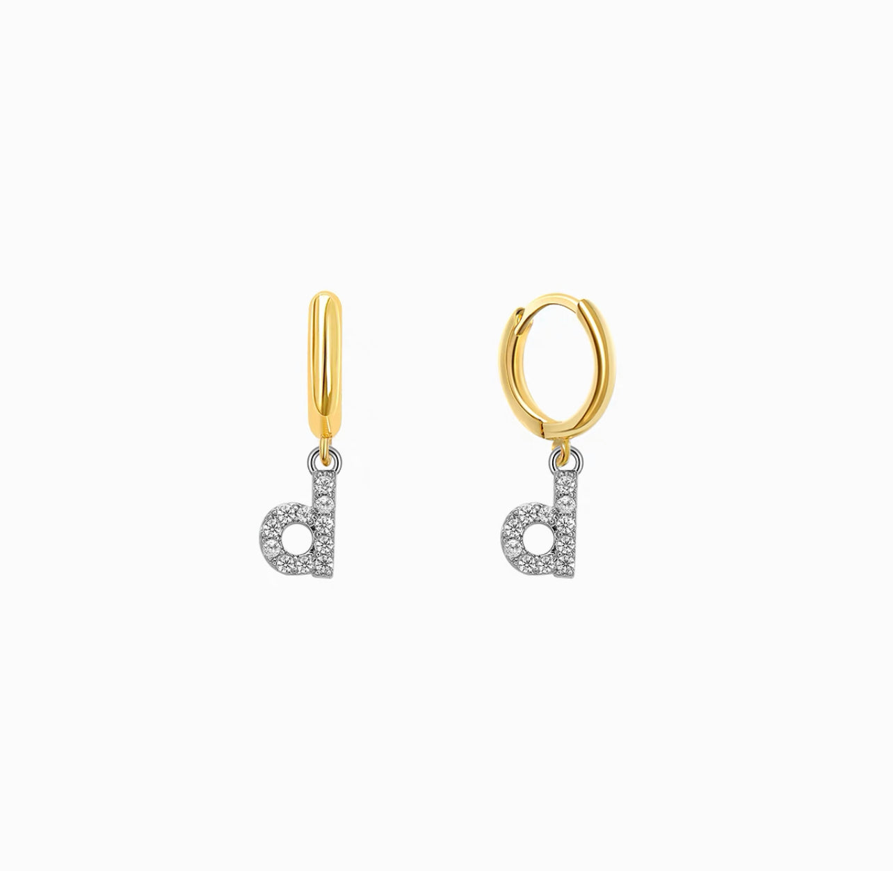 PERSONALIZED LETTER EARRINGS