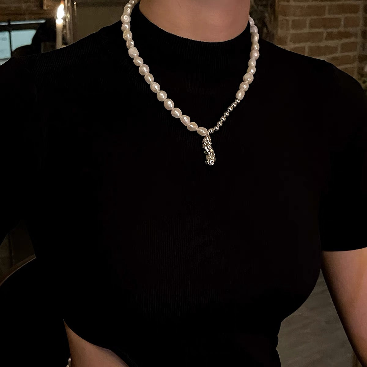 PEARL BEAD NECKLACE