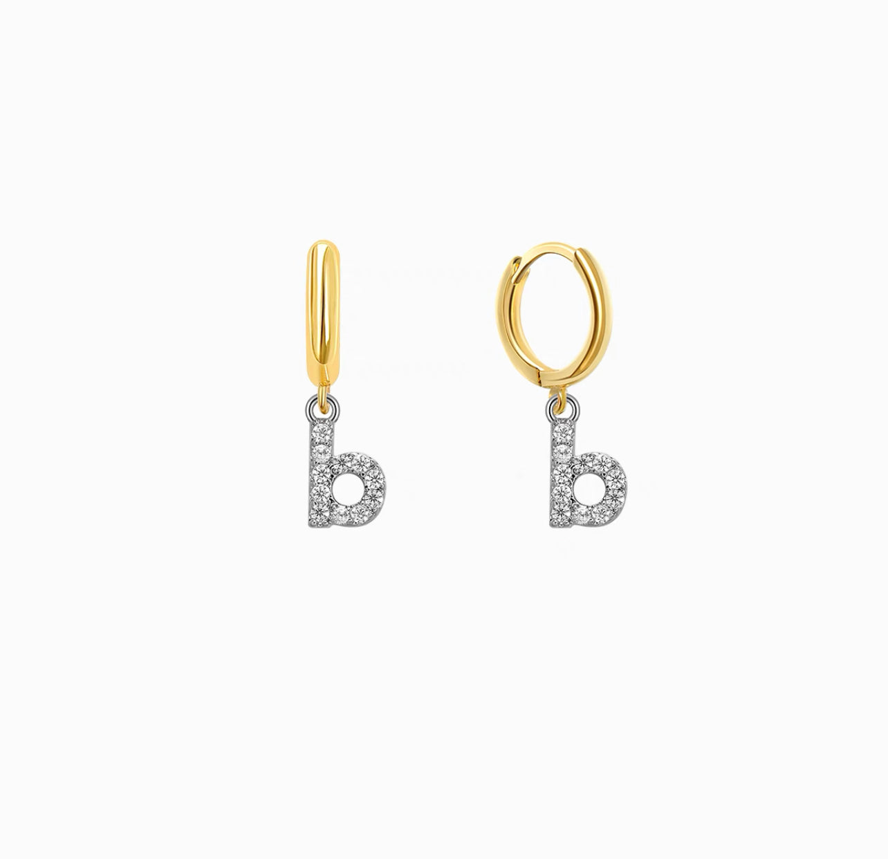 PERSONALIZED LETTER EARRINGS