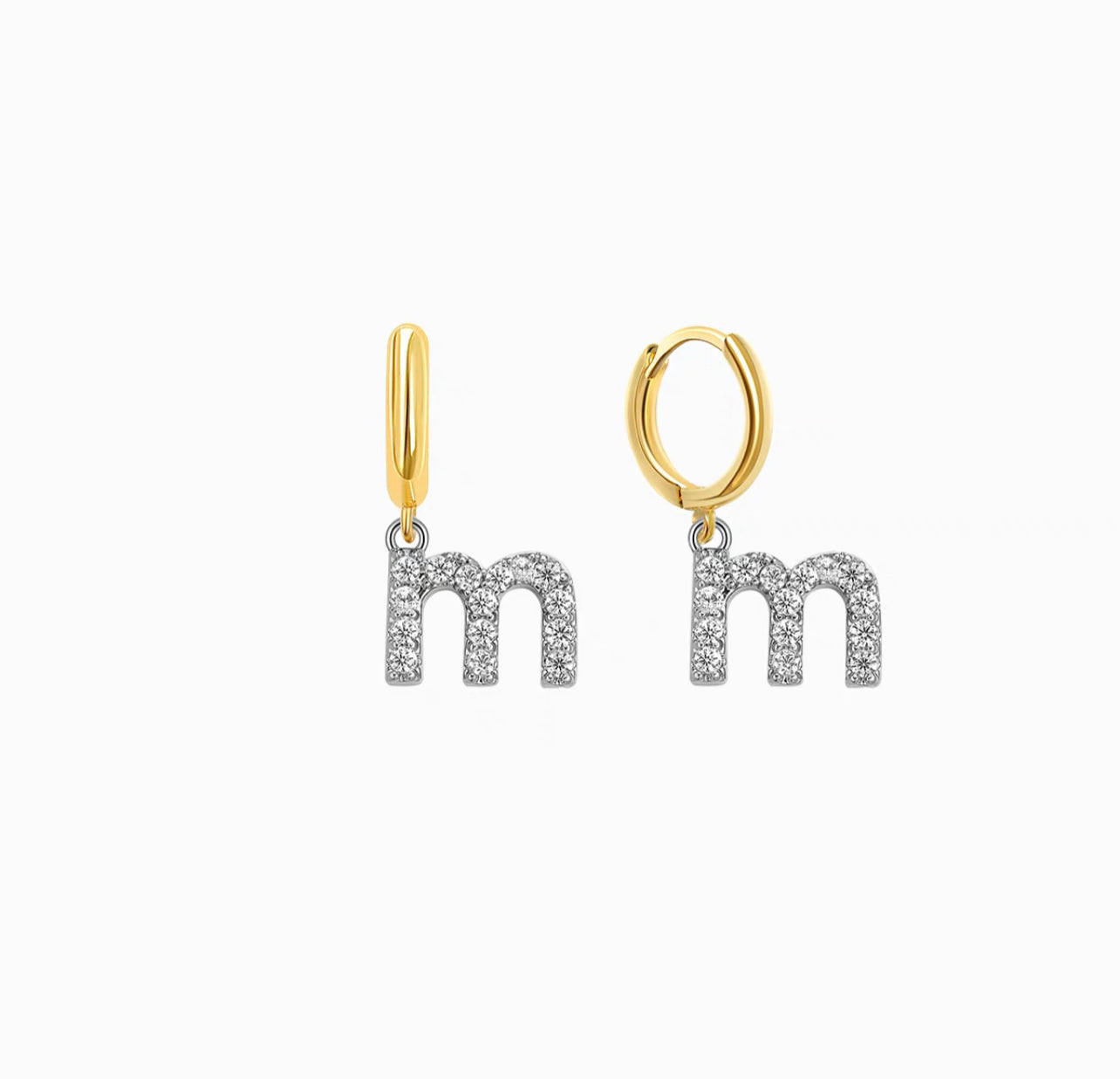 PERSONALIZED LETTER EARRINGS
