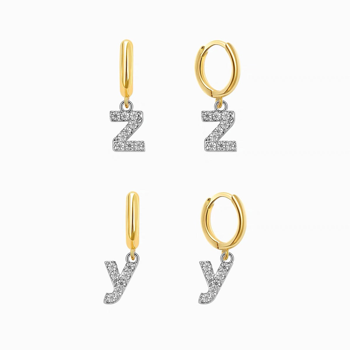 PERSONALIZED LETTER EARRINGS