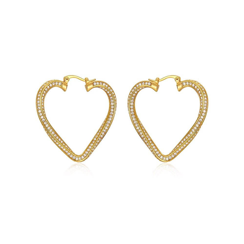 SHAPE OF MY HEART HOOPS