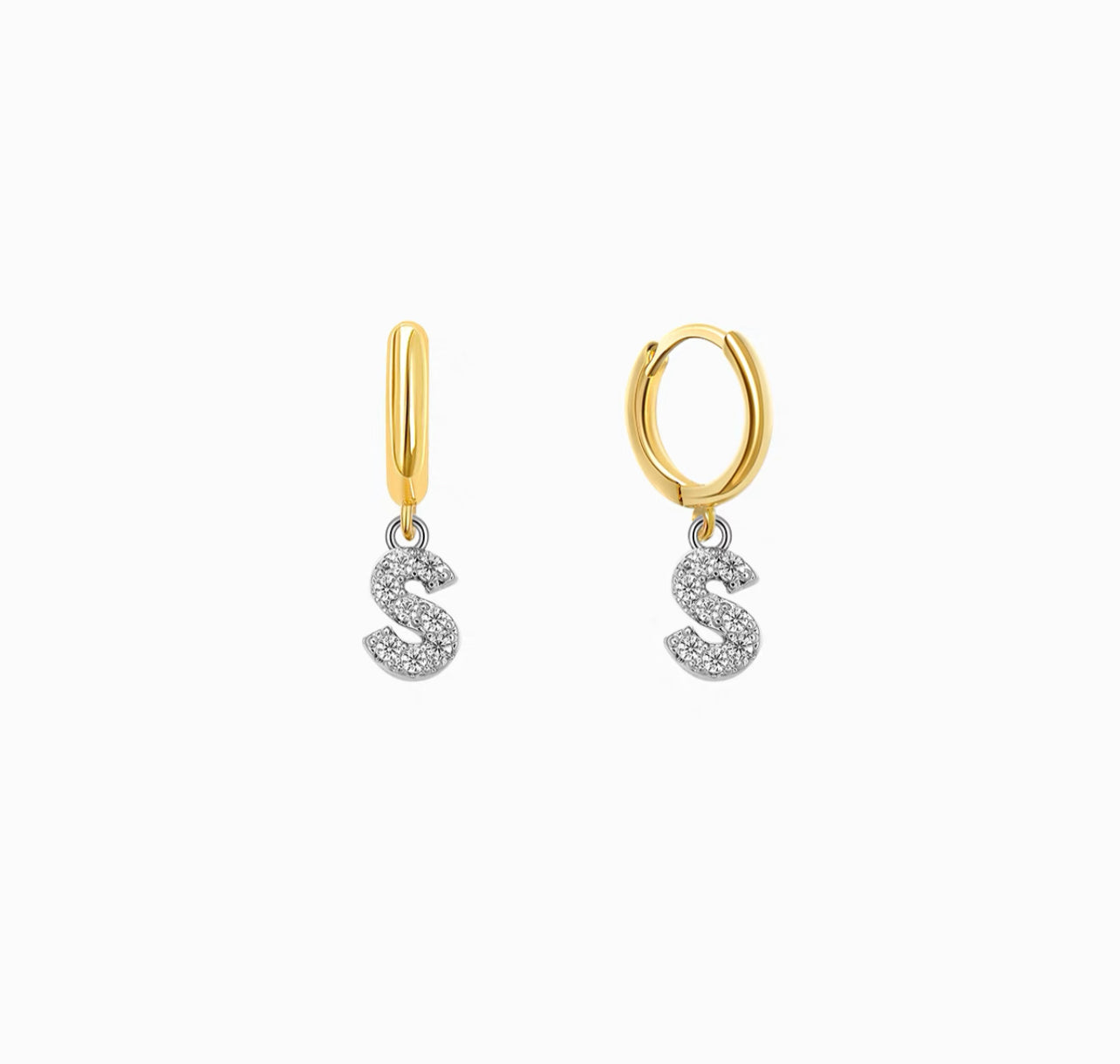PERSONALIZED LETTER EARRINGS