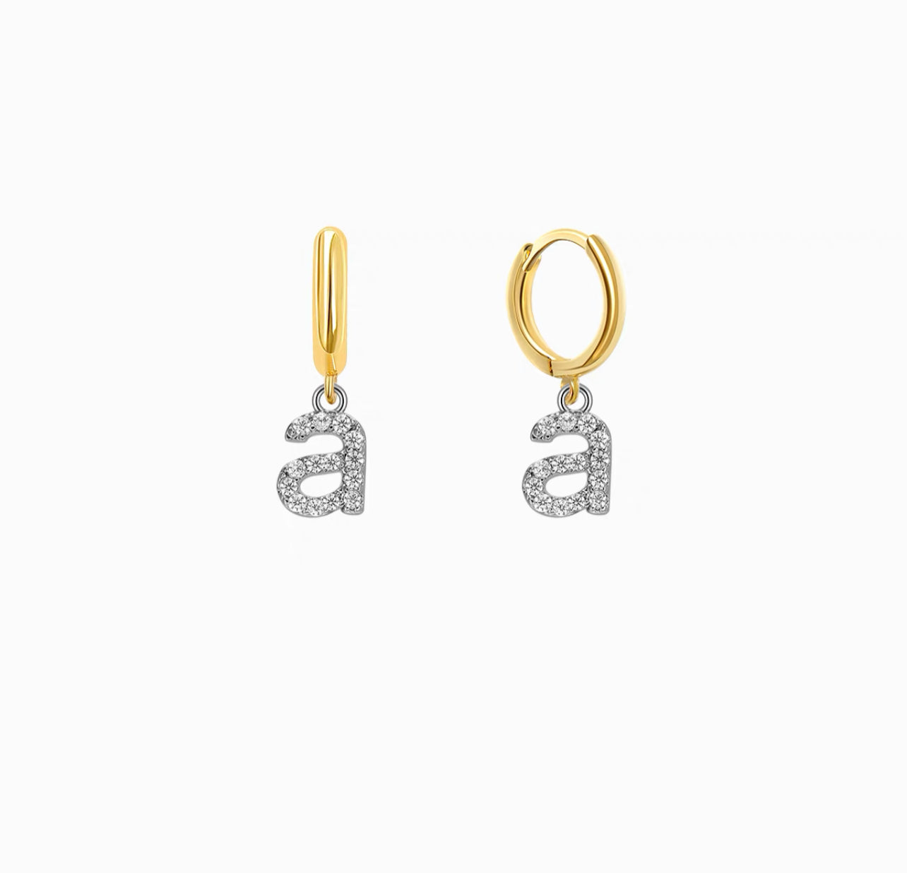 PERSONALIZED LETTER EARRINGS