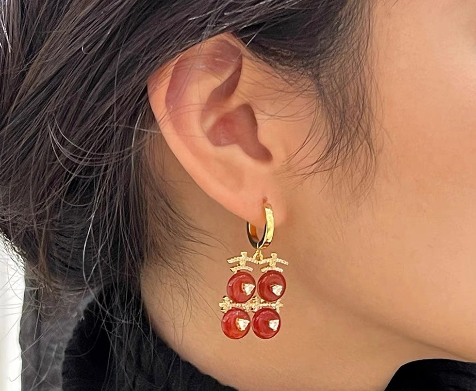CERISE EARRINGS